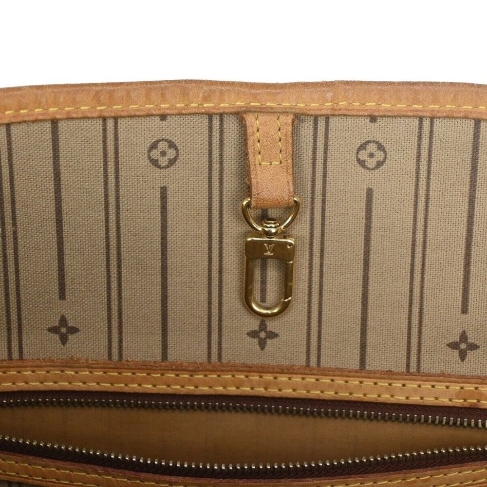 LOUIS VUITTON Neverfull MM Shoulder Tote Bag Monogram Leather - Picture 9 of 15